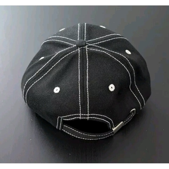 Platt Electric Supply Strap Back Hat Cap Mens Adjustable Black White Workwear - Picture 3 of 5